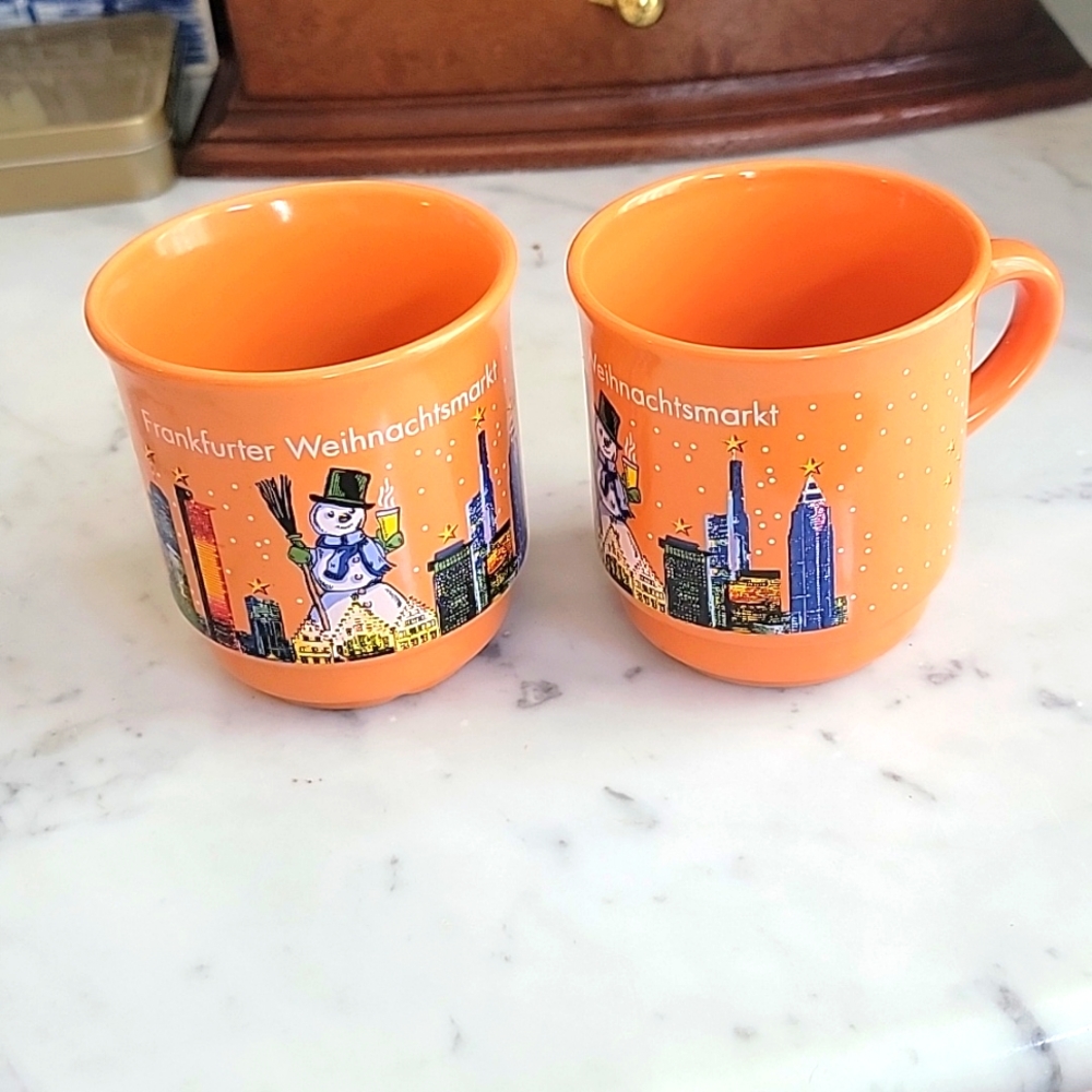Gluwein mugs, circa 2002